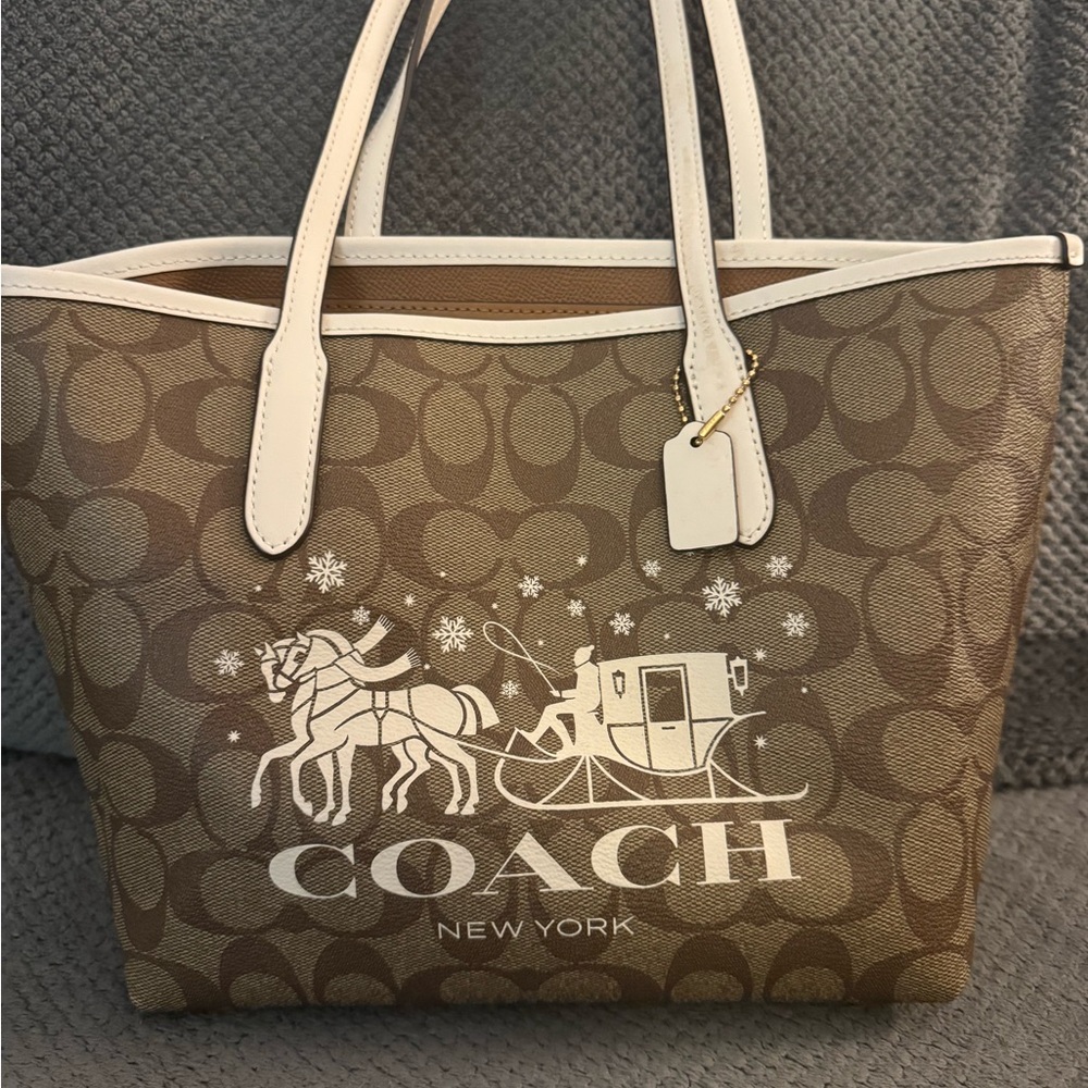 Coach mini tote